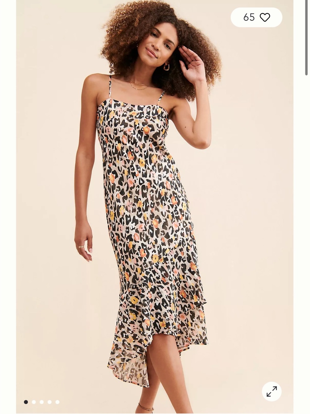 Anthropologie Hutch Animal‎ Printed High-Low Dress